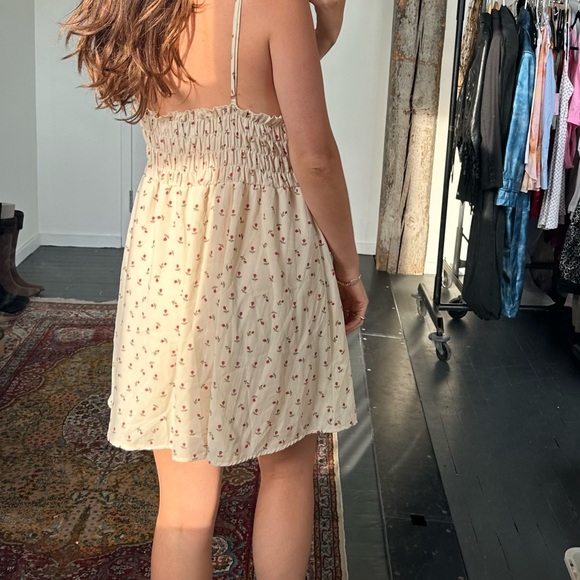 Princess Polly Cream Ruffled Tiered Sundress - Picture 5 of 6